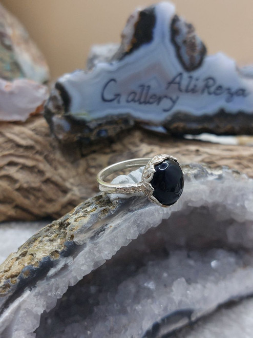 Black Yemeni Aqeeq ring Shia UK, Black Yemeni Aqeeq ring UK, Black girls Yemeni Aqeeq ring UK, lady Black Yemeni Aqeeq ring UK, Black Yemeni Aqeeq ring women UK,