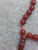 Red Aqeeq Agate Tasbeeh Rosary Tasbih Misbaha Sibha Prayer Beads 8mm Beads تسبیح مسبحه سبحه