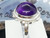 Genuine Elegant African Amethyst 925 Sterling Silver Women Ring