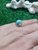 Persian Turquoise Neyshaburi Ajami 925 silver sterling kids ring Natural, Shia Muslim Feroza Ring,