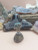 Turquoise shajari 925 silver sterling men ring real