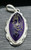 Genuine Elegant African Amethyst 925 Sterling Silver Women Pendant