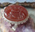 Collectors Item Naturally Mined Dark Red Aqeeq 925 Silver Ladies Pendant 3D Hand Engraved Carved Gemstone with Islamic Talisman Shia Imam Ali Ya Fatima Zahra