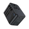 Choetech 65W Fast Universal GaN USB Travel Charger Black 2 x USB-C And A USB-A