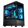 Segotep Endura 240S MATX Tempered Glass Micro Tower Case Black