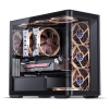 Jonsbo D300 MATX Tempered Glass Micro Tower Case - Black