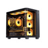 Jonsbo TK-3 Curved Tempered Glass ATX Mid Tower Gaming Case - Black