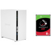 QNAP TS-233 2-Bay NAS with 1x 8TB NAS HDD Bundle