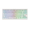 Epomaker G84 RGB Hot-swappable Wireless Mechanical Keyboard - White, Creamy Jade Switch, 84 keys