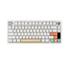 Epomaker TH80 V2 Pro Hot-Swappable RGB Wireless Mechanical Keyboard - White, Creamy Jade Switch, 78 Keys