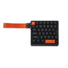 Epomaker HE30 Hot-Swappable RGB Wired Mechanical Keyboard - Black Orange, Purple Magnetic Switch, 36 Keys