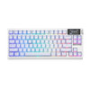 Epomaker G84 Pro Hot-Swappable RGB Wireless Mechanical Keyboard - Purple, Creamy Jade Switch, 81 Keys