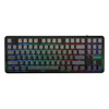 AULA F87 Pro RGB Hot-Swappable Wireless Gaming Keyboard - Black Grey, LEOBOG Greywood Switch, 87 keys