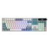 Epomaker TH108 Pro Hot-Swappable RGB Wireless Mechanical Keyboard - White Blue, Creamy Jade HE Switch, 104 Keys