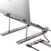 Choetech HUB-M57 8-in-1 USB-C Laptop Stand Hub Grey
