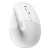 Logitech Lift Vertical Ergonomic Wireless Mouse White For Mac