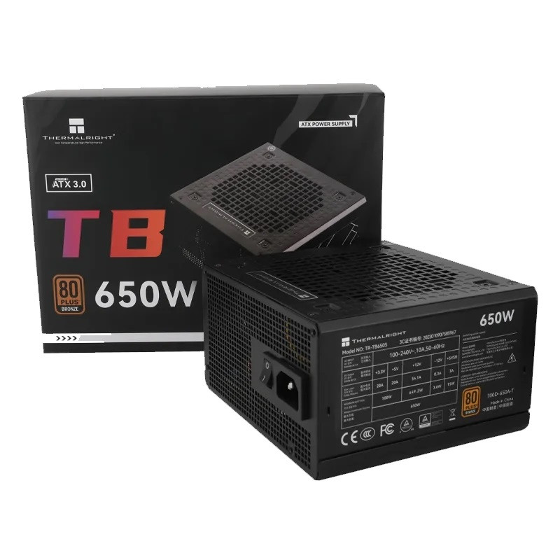 Thermalright TB-550S ATX desktop tápegység 550W 80 Bronze BOX (TR