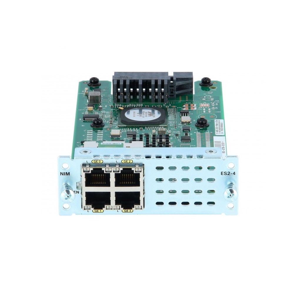 Cisco NIM-ES2-4= 4-Ports 1GbE Ethernet Layer 2 Network Interface Module ...
