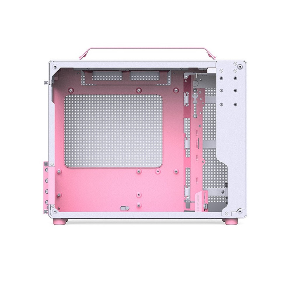 Jonsbo Z20 Pink/White M-ATX Micro Tower Computer Case