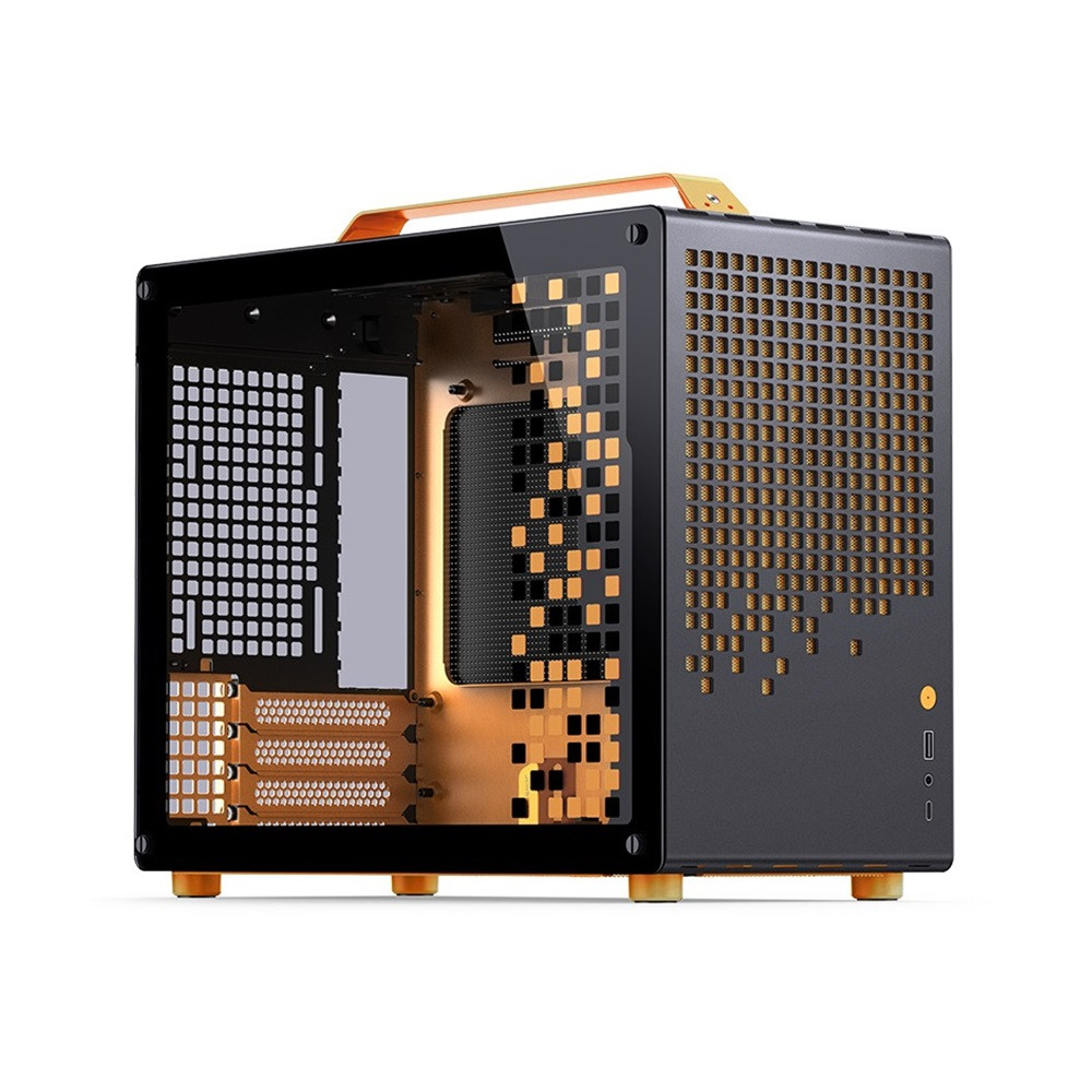 Jonsbo Z20 Orange/Black M-ATX Micro Tower Computer Case