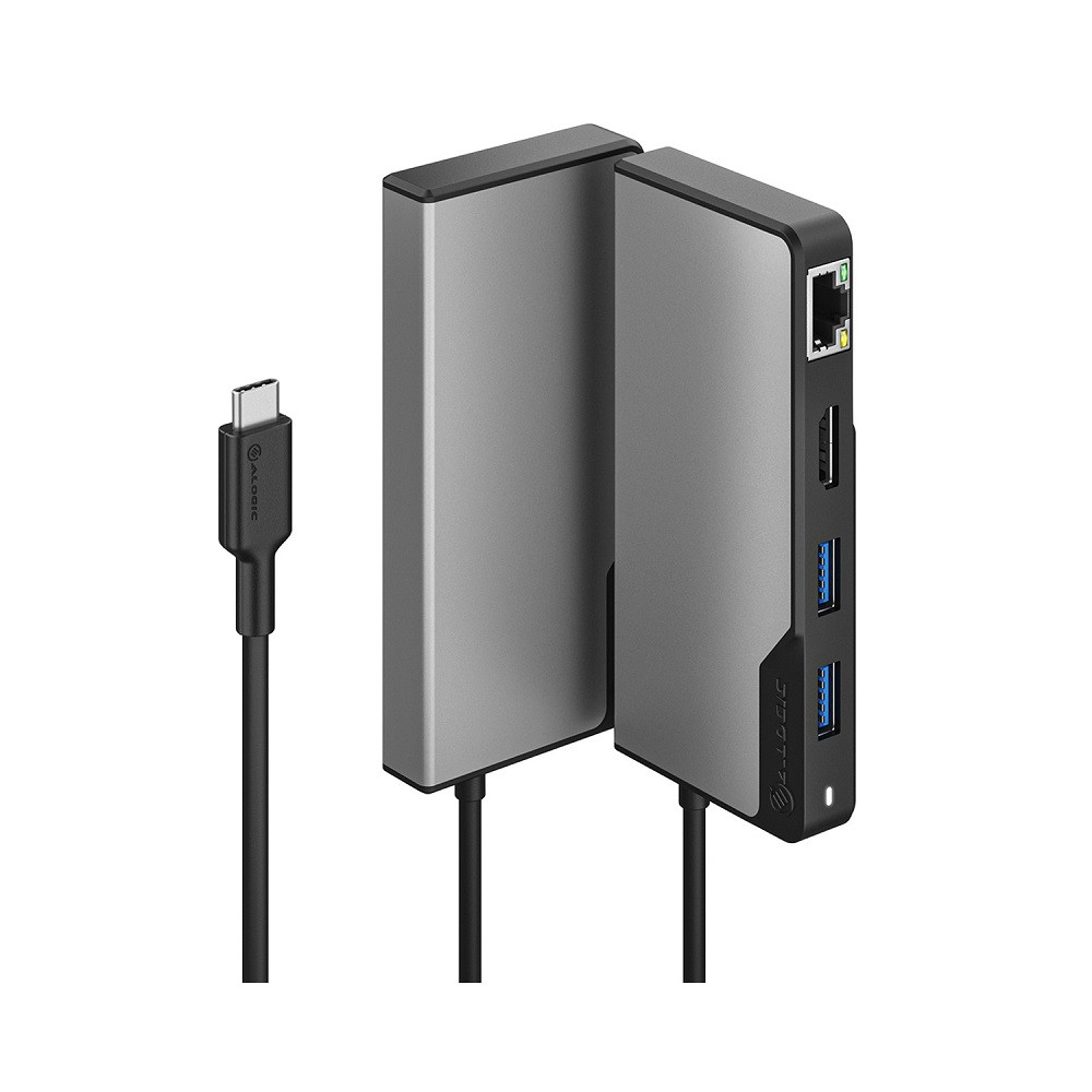 Alogic USB-C Fusion ALPHA 5-in-1 Hub Space Grey