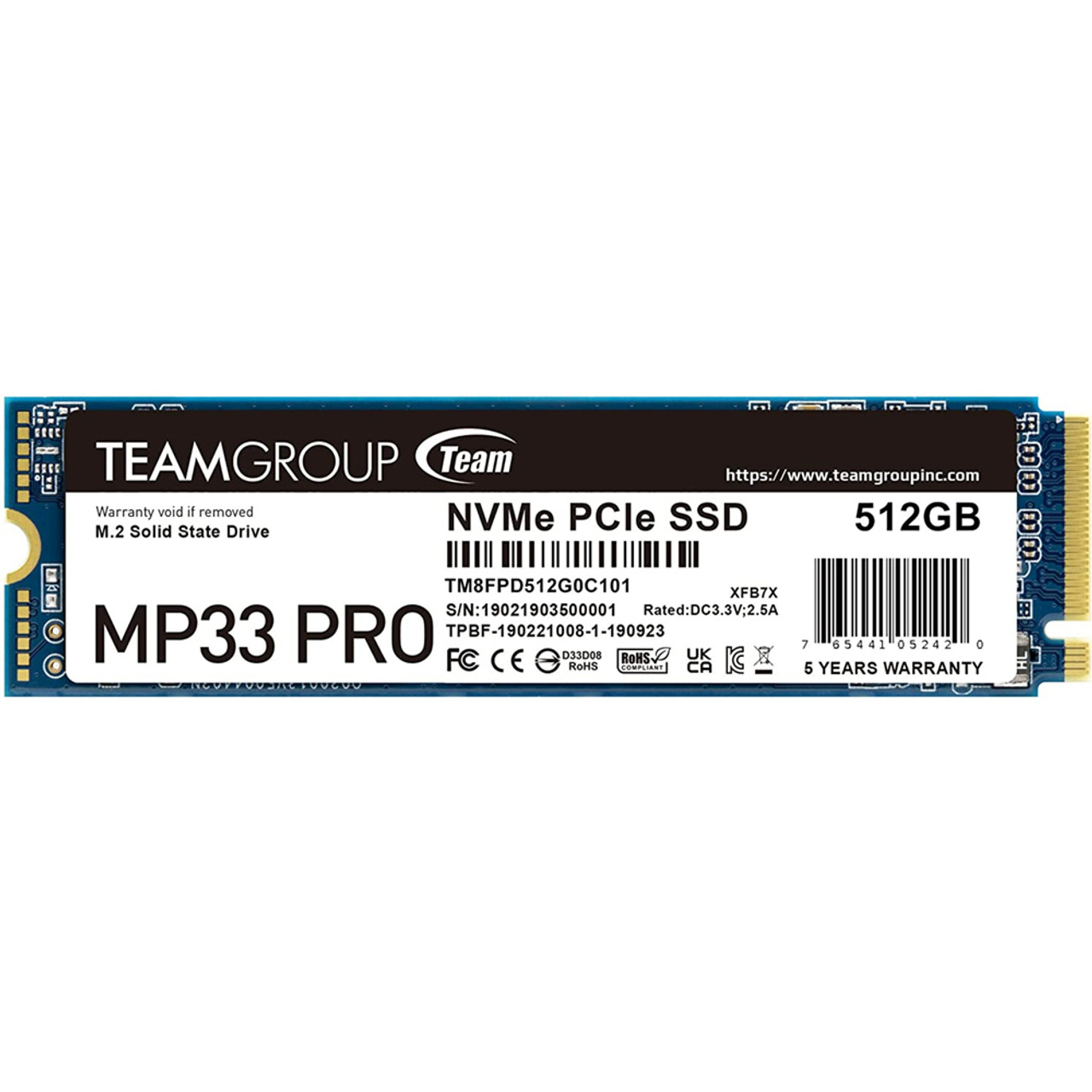 Team m.2 512GB  nvme 2280ssd