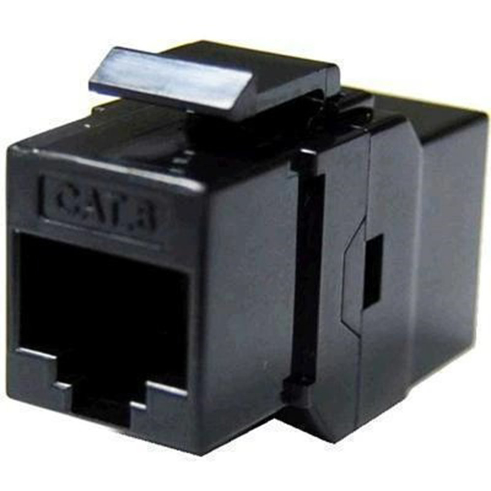 Dynamix Cat6 Rated RJ45 8C Joiner, 2-Way (2x RJ45 Sockets)