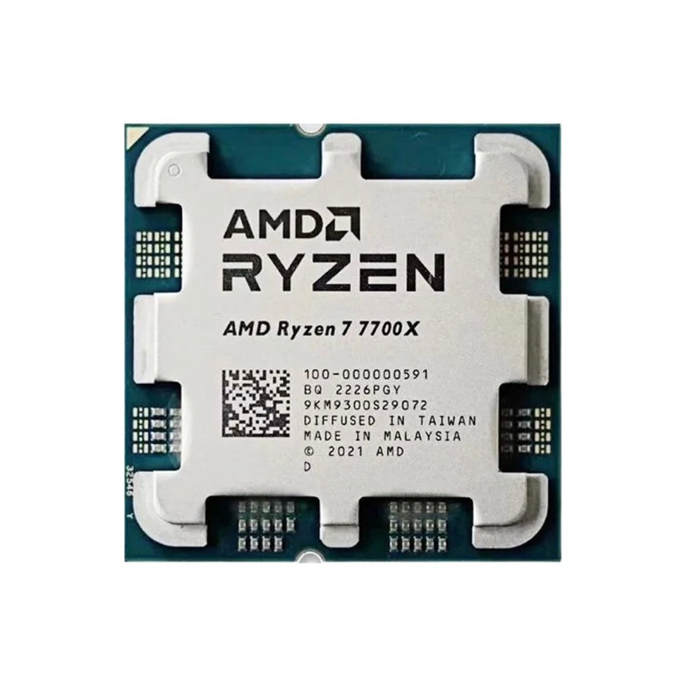 AMD Ryzen7 7700X CPU 8Core 40MB Cache AM5 OEM without Cooler