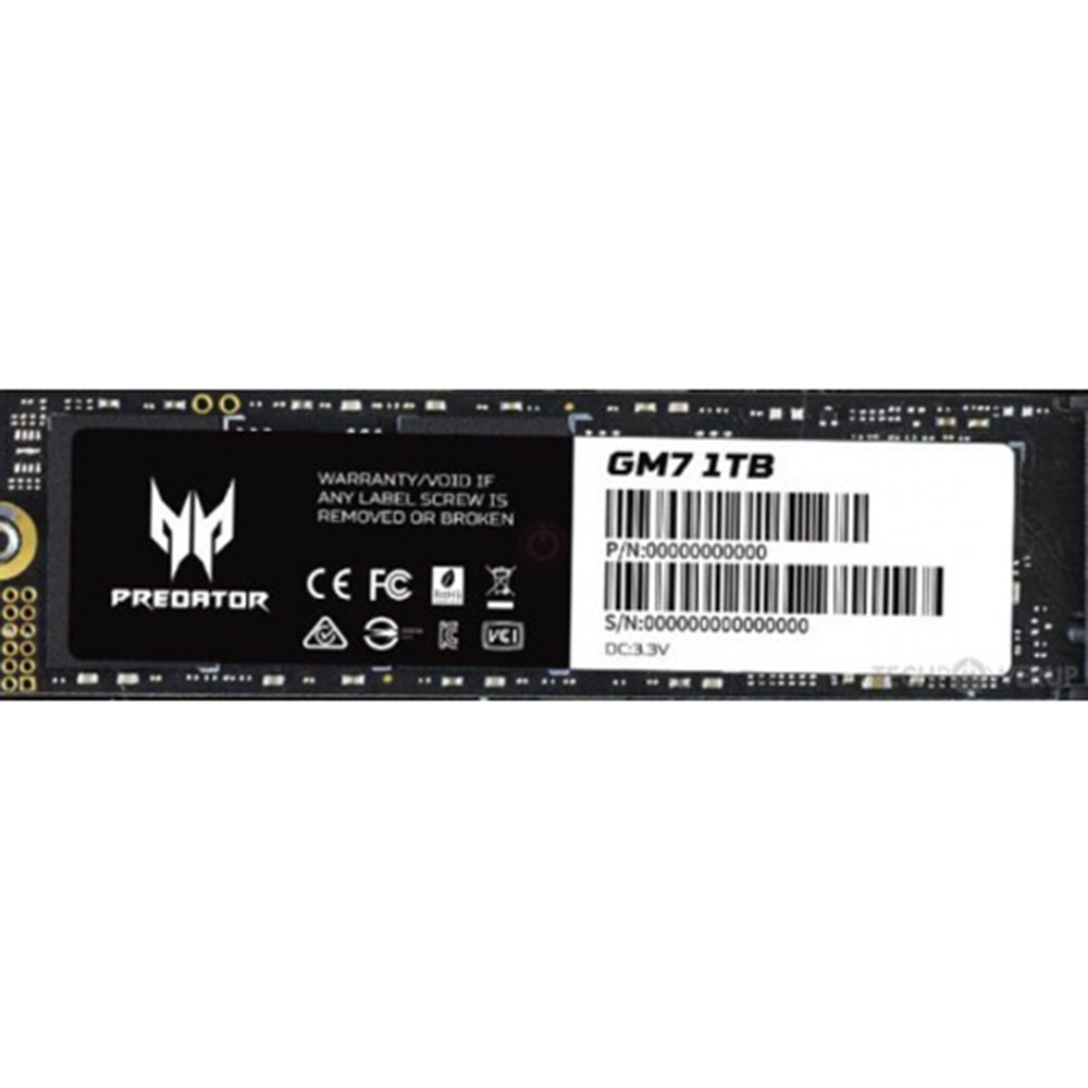 Acer Predator GM7 1TB Nvme PCIe 4.0 M.2 SSD