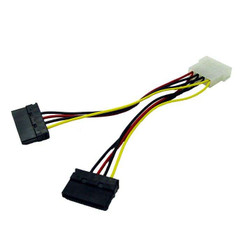 Buy the Dual Port Serial ATA Power Splitter Cable, Converts standard 5.25" power connector to 2 x Serial ( C-SATAPC02 ). Shop online at Extremepc.co.nz