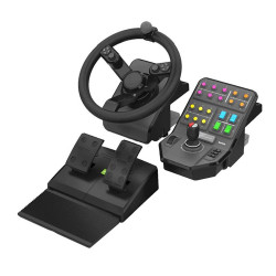 Buy the Logitech Heavy Equipment Bundle Wheel, Pedals and Side Panel Control Deck ( 945-000063 ). Shop online at Extremepc.co.nz