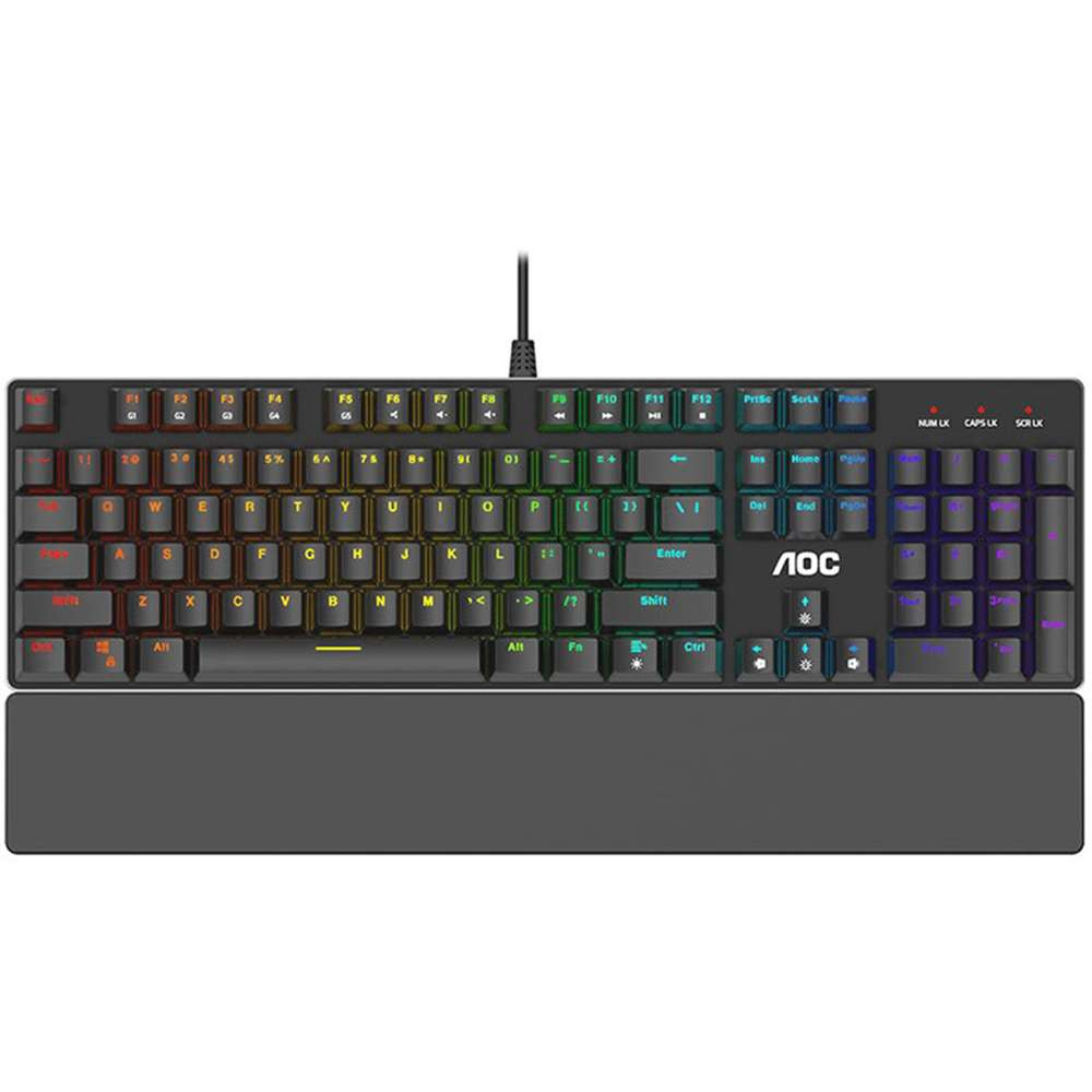 AOC GK500 RGB Mechanical Gaming Keyboard Outemu Blue