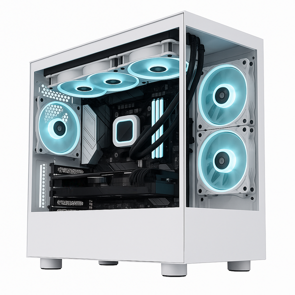Water Cooling Gaming PC - Intel i7 14700F | 32GB DDR5 RAM | 1TB SSD | Radeon RX 9070 XT 16GB | Win11