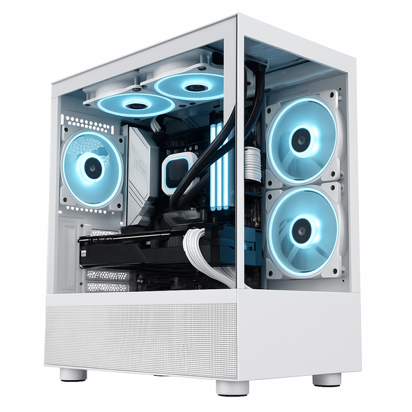 Water Cooling Gaming PC - Ryzen 5 9600X | 32GB DDR5 RAM | 1TB SSD | RTX 5060 Ti | Win11