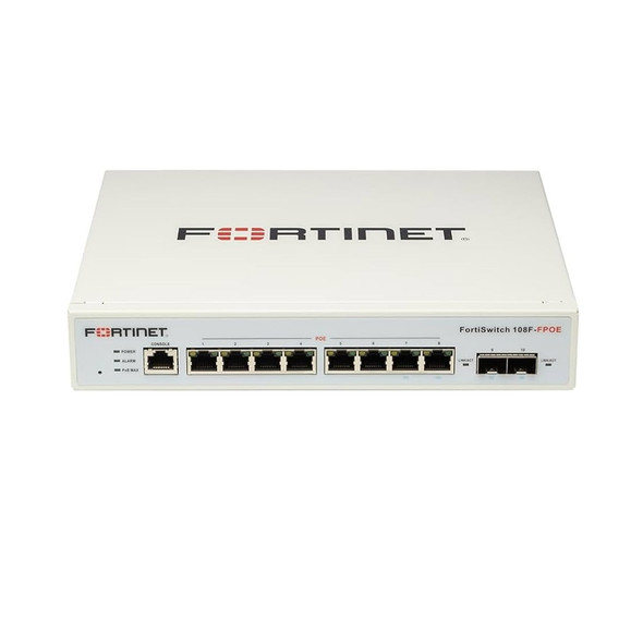 Buy the Fortinet FortiSwitch 108F-FPOE 8-Port Gigabit Ethernet PoE+ L2 Management Switch ( FS-108F-FPOE ). Shop online at Extremepc.co.nz