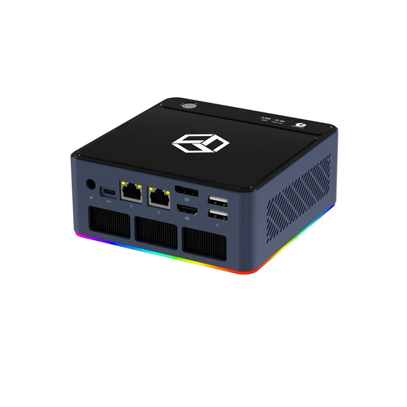 QOOBE Fingerprint RGB Mini PC Intel Ultra 7 155H 16GB RAM 512GB SSD Win11Pro - 3 Years Warranty