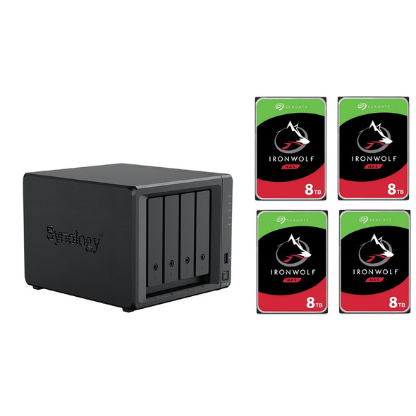 Synology DS423+ With 2X Synology 3310 8TB NAS HDD Bundle