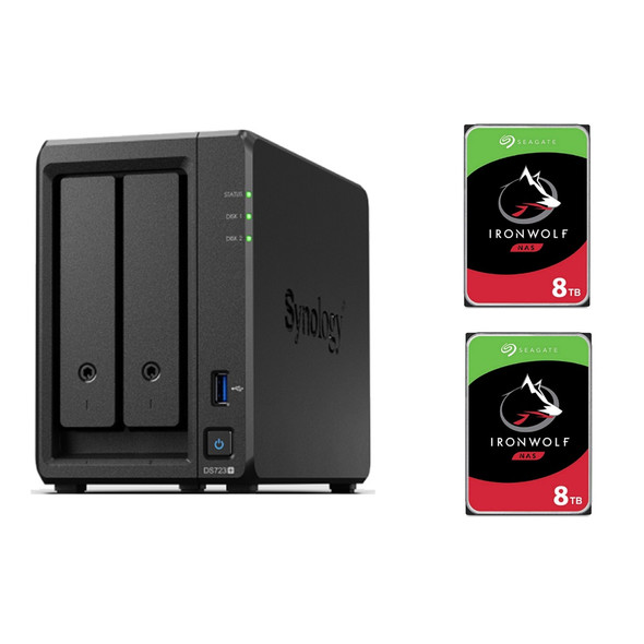 Buy the Synology DS723+ With 2X 8TB NAS HDD Bundle ( BDLSYN07232 ). Shop online at Extremepc.co.nz