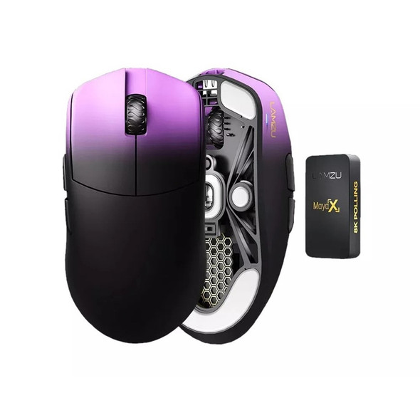 Buy the Lamzu Maya X Wired/Wireless Optical Gaming Mouse Purple Shadow ( Maya X Purple Shadow ). Shop online at Extremepc.co.nz