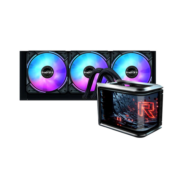 Buy the ASUS ROG RYUO IV 360 ARGB AIO Liquid CPU Cooler with 6.7" AMOLED Display ( ROG RYUO IV SLC 360 ARGB ). Shop online at Extremepc.co.nz Buy the ASUS ROG RYUO IV 360 ARGB AIO Liquid CPU Cooler with 6.7" AMOLED Display ( ROG RYUO IV SLC 360 ARGB ). Shop online at Extremepc.co.nz