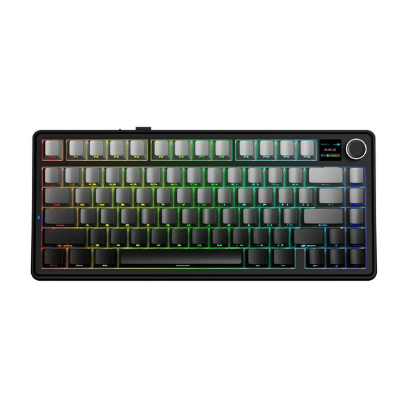 AULA F75 MAX RGB Hot-Swappable Wireless Gaming Keyboard - Grey, LEOBOG Reaper Switch, 80 keys