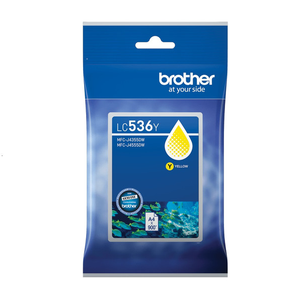 Buy the Brother LC536Y Yellow Cartridge ( LC536Y ). Shop online at Extremepc.co.nz