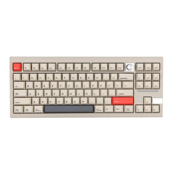 CIDOO V65 V2 Knob Wireless Mechanical Keyboard Grey Quark
