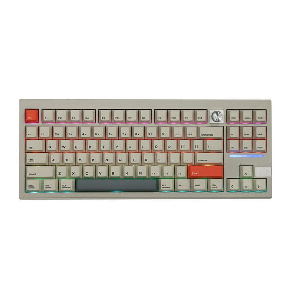 CIDOO V65 V2 Knob Wireless Mechanical Keyboard Grey Quark