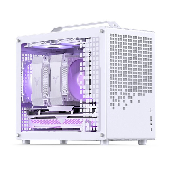 Jonsbo Z20 Pink/White M-ATX Micro Tower Computer Case