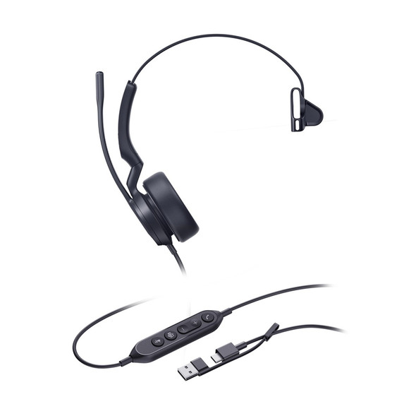 Buy the Yealink UH44 Mono Teams USB-C/A Wired On-Ear Headset ( 1308188 ). Shop online at Extremepc.co.nz