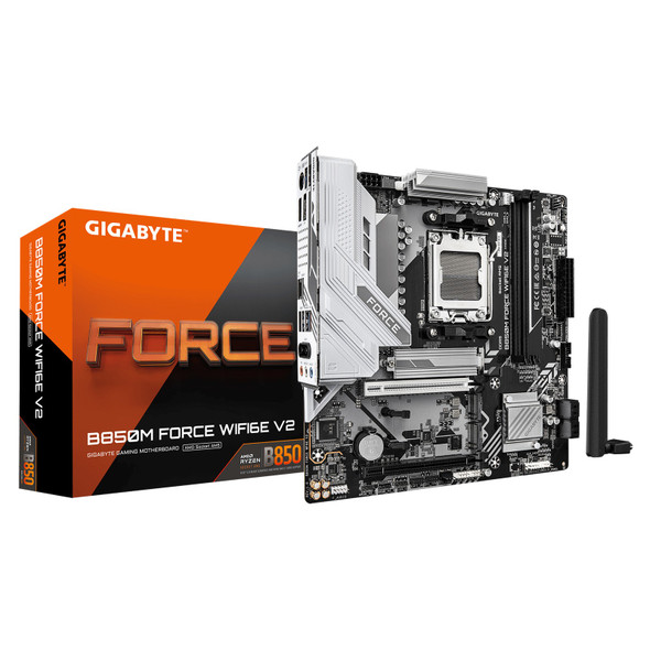 Gigabyte B850M FORCE WIFI6E V2 MATX AMD Motherboard