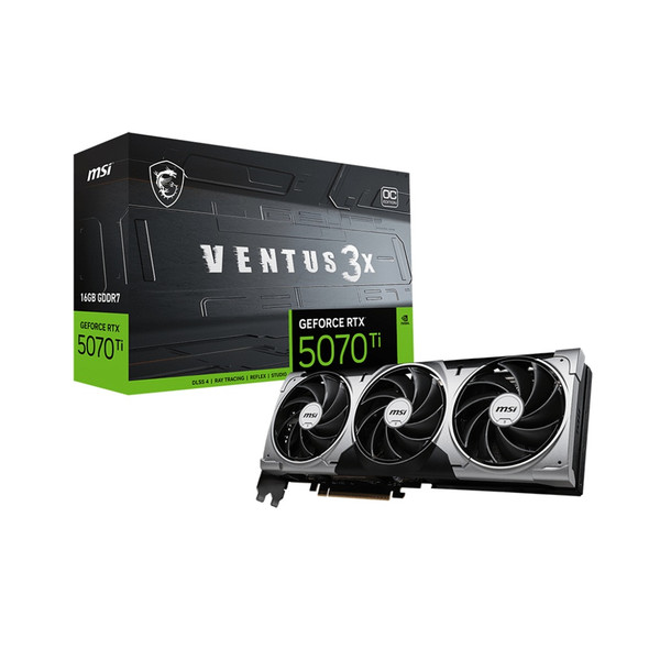 MSI GeForce RTX 5070 Ti VENTUS 3X OC PLUS 16GB Graphics Card