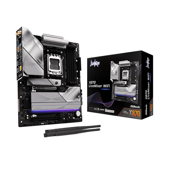 ASRock X870 LiveMixer WiFi AM5 ATX Motherboard