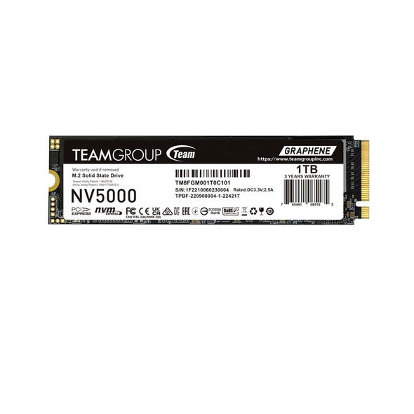 Buy the TeamGroup NV5000 1TB M.2 Gen4 NVMe SSD ( TM8FGM001T0C101 ). Shop online at Extremepc.co.nz